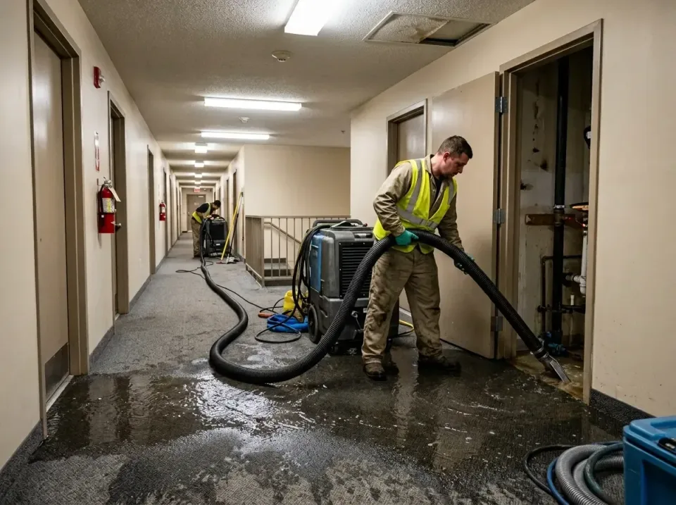 multi-unit-apartment-hallway-f-005 — frequently asked questions, Emergency Burst Pipe Water Extraction & Removal in Carnot-M…